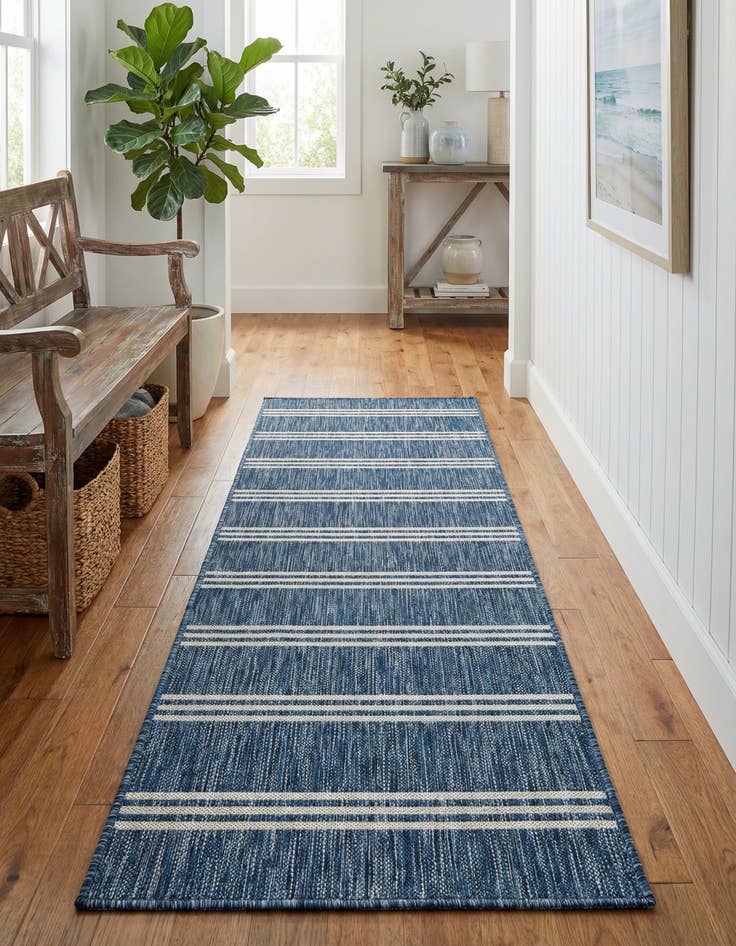 Detail image of 2' x 6' Easy-Clean Jill Zarin Anguilla Indoor / Outdoor Runner Rug