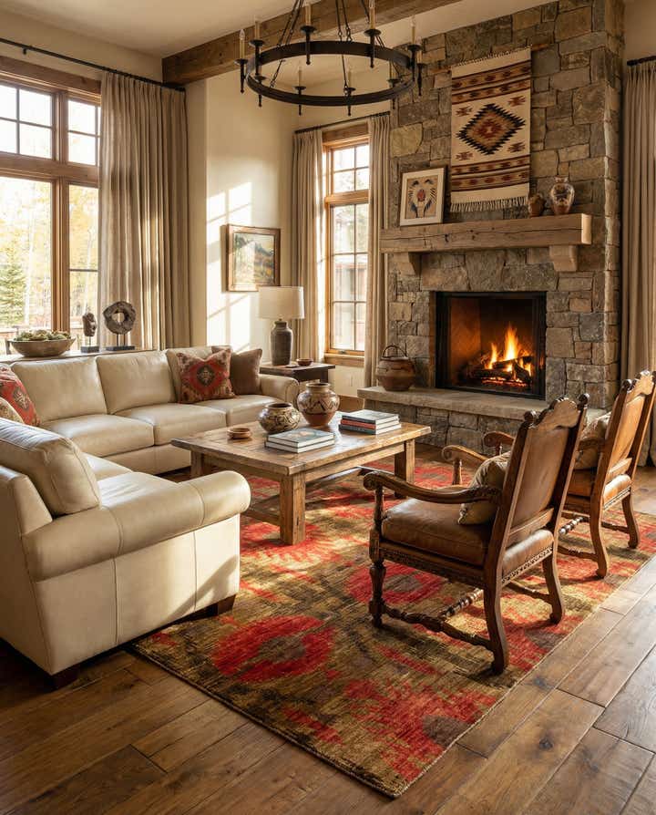 9' 11 x 13' 9 Southwestern Rug