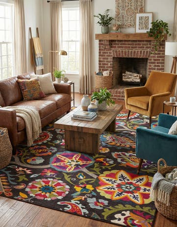 10' 6 x 16' 5 Washable Hyacinth Rug