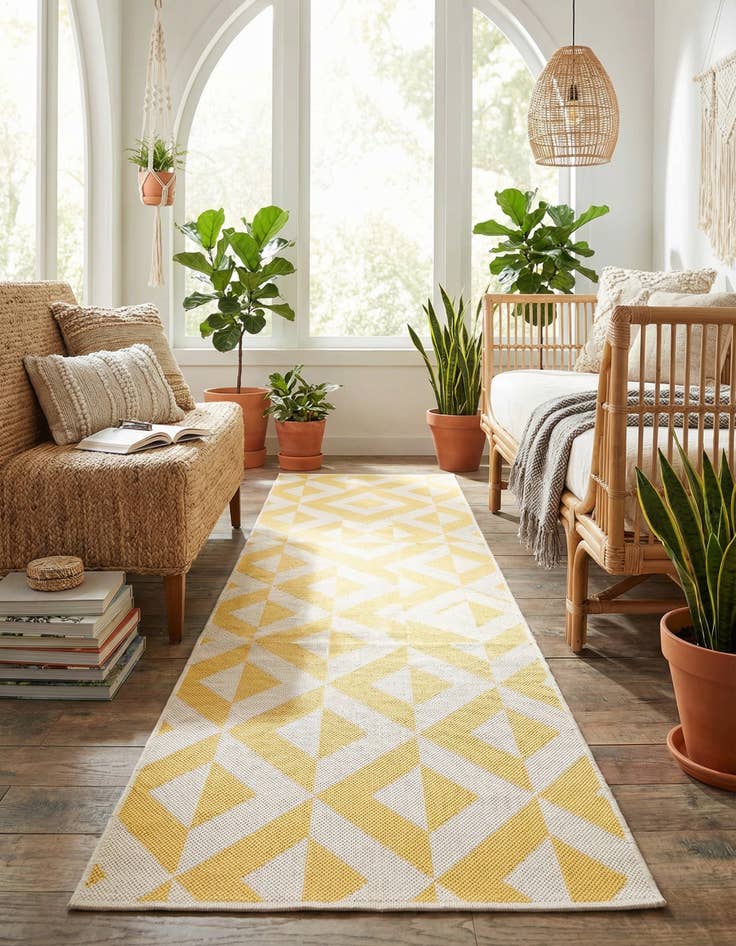Detail image of 2' x 8' Easy-Clean Jill Zarin Napa Indoor / Outdoor Runner Rug