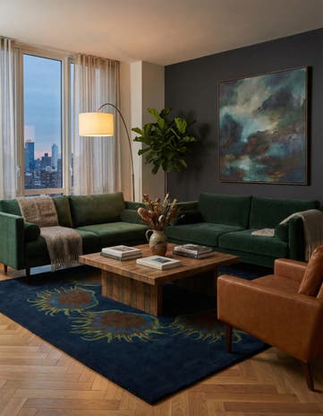 7' 5 x 7' 7 Luna Square Rug