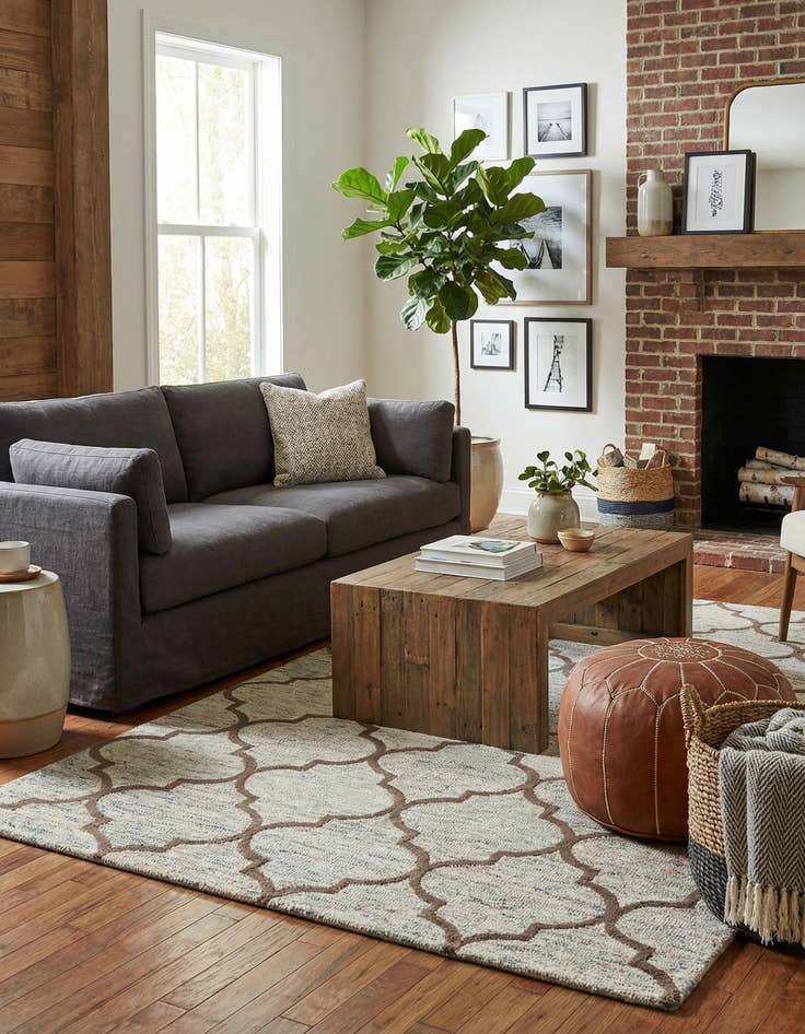 Detail image of 5' x 8' Luna Rug