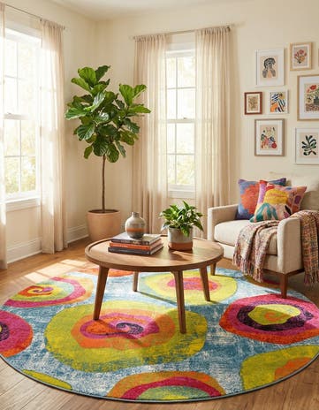 8' x 8' Tuscany Round Rug