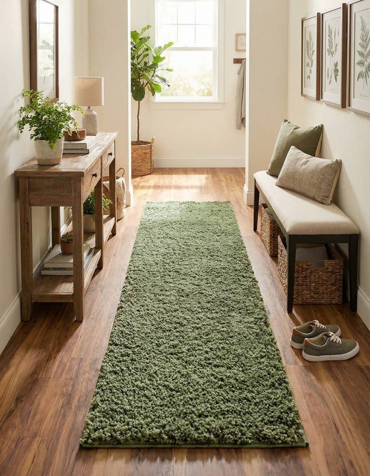 Detail image of  2' 6 x 10' Everyday Shag Runner Rug