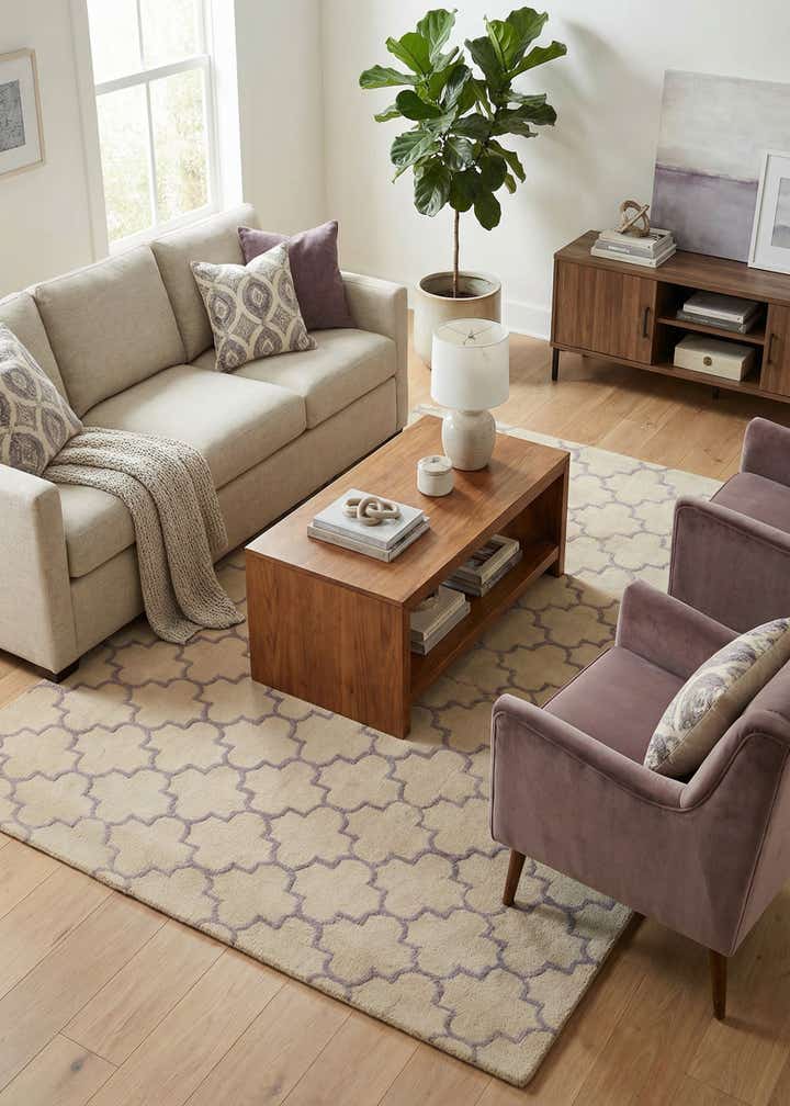 6' 1 x 9' 1 Luna Wool Rug