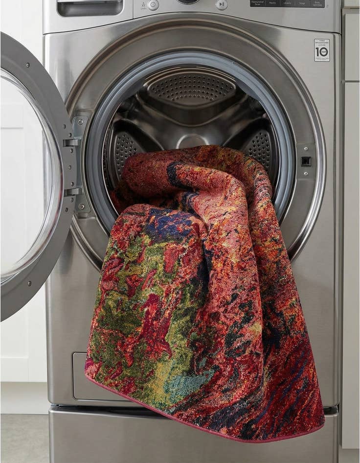 Detail image of  5' 3 x 8'  Washable Haerfest Rug