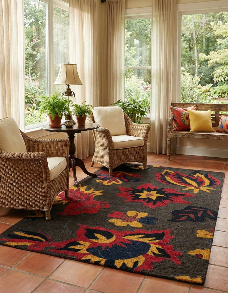 Detail image of 5' 1 x 8' Luna Rug