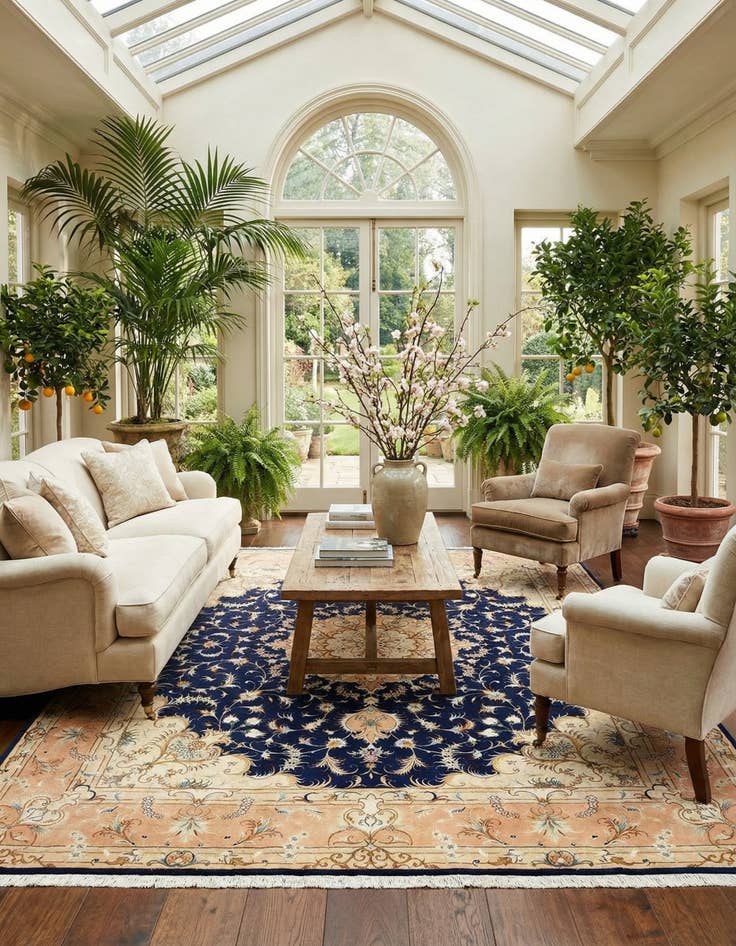 Detail image of  8' 4 x 10' 4 Tabriz Rug