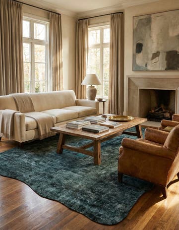 8' 9 x 12' Hand Knotted Ultra Vintage Persian Wool Rug