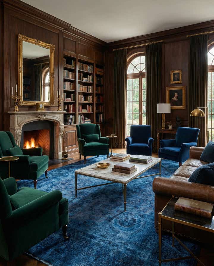 9' 10 x 13' Vintage Royal Wool Rug