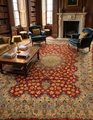 9' 11 x 14' Kashan Rug
