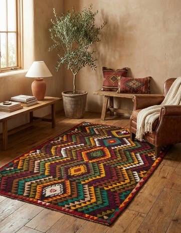 3' 9 x 5' 10 Hand Knotted Balouch Wool Rug