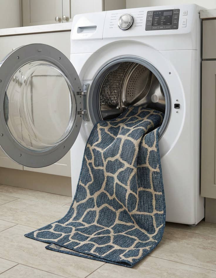 Detail image of 2' x 6'  Washable Safari Indoor / Outdoor Runner Rug