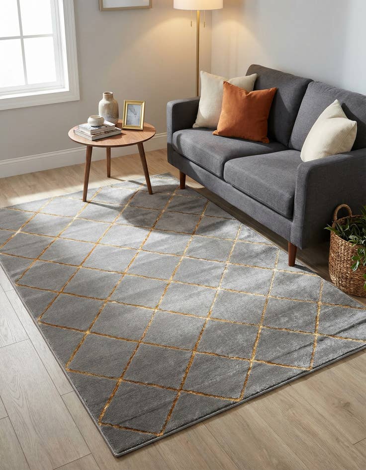 Detail image of 4' x 6' Vogue Geo Rug