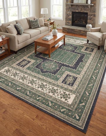 Emerald Green Boutique Rug