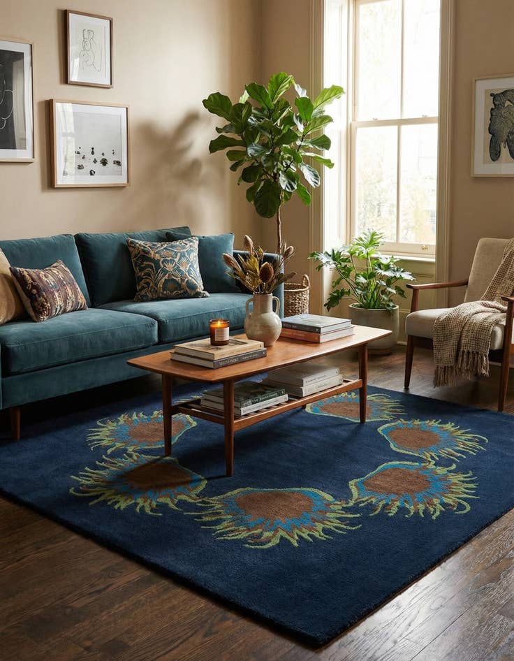 Detail image of 7' 5 x 7' 7 Luna Square Rug