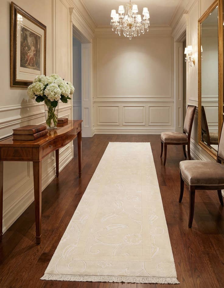 Detail image of 2' 11 x 13' 1  Hand Knotted Darya Wool Runner Rug