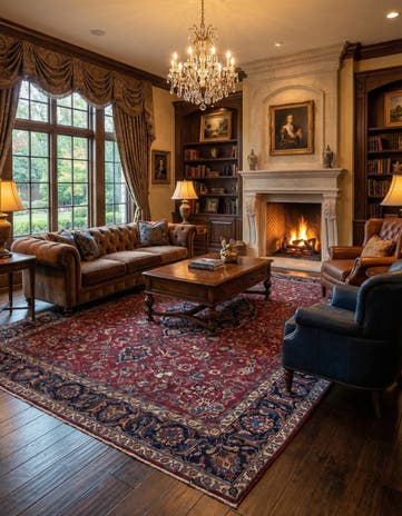 9' 8 x 12' 7 Hand Knotted Mashad Persian Wool Rug
