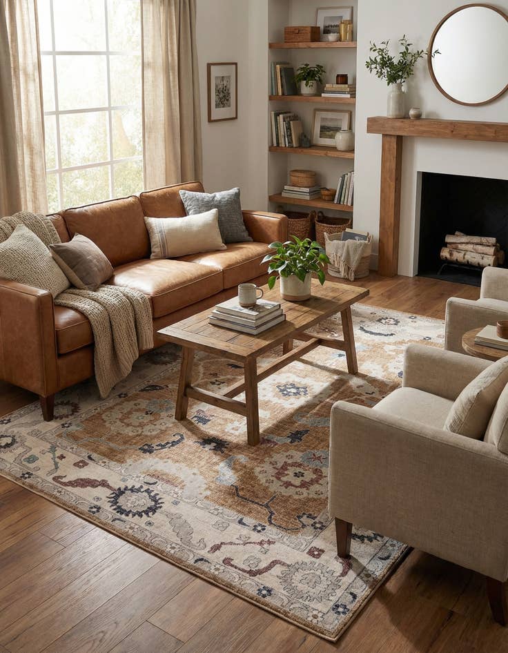 Detail image of  10' x 13' Eco Traditional Rug