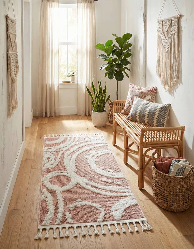 Detail image of  2' x 4' Boho Runner Rug