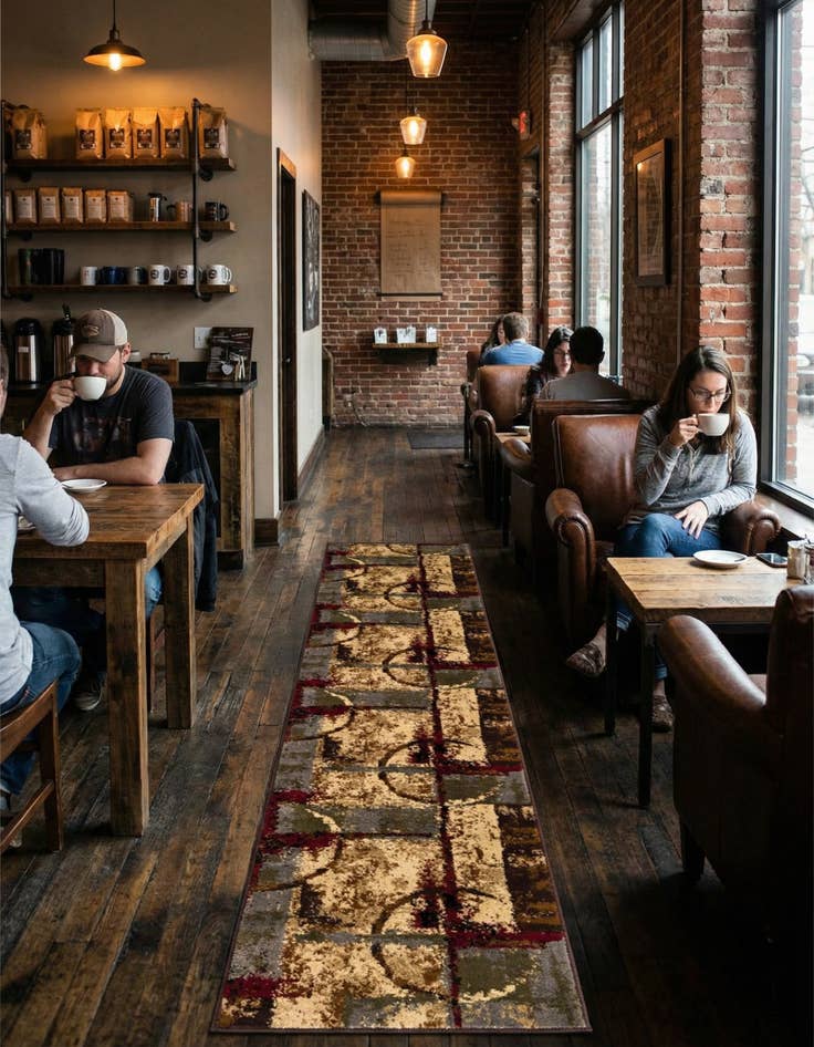 Detail image of  2' 2 x 10' Cafe Runner Rug