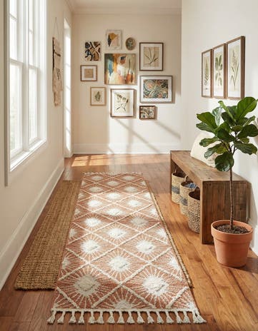 2' x 8' Boho Runner Rug