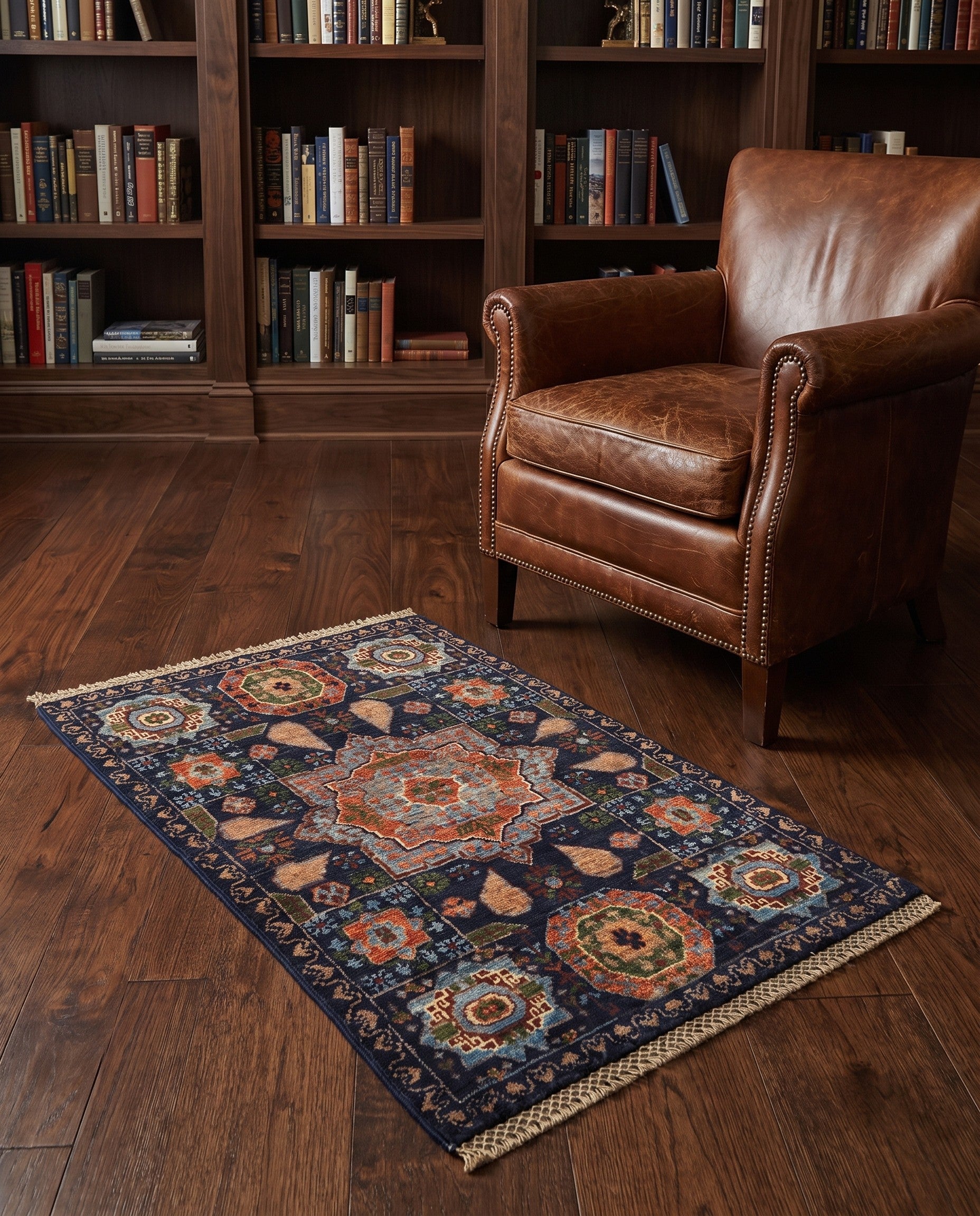 2' x 2' 11 Hand Knotted Mamluk Ziegler Rug