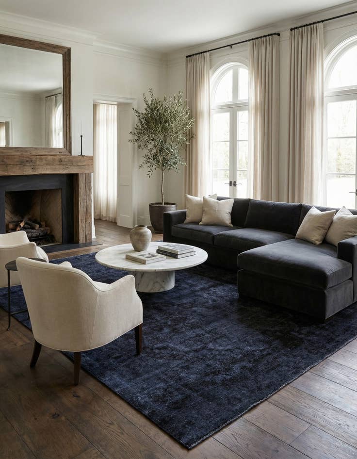 Detail image of 9' 8 x 12' 3  Hand Knotted Ultra Vintage Persian Wool Rug