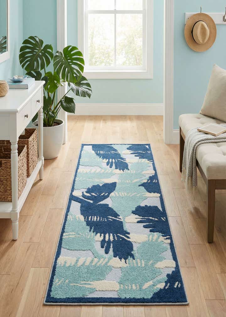 2' x 6' Easy-Clean Aruba Indoor / Outdoor Runner Rug