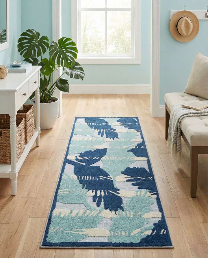 2' x 6' Easy-Clean Aruba Indoor / Outdoor Runner Rug