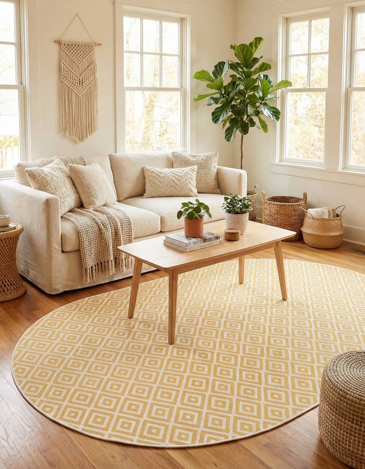 Detail image of 5' 3 x 8'  Washable Jill Zarin Costa Rica Indoor / Outdoor Oval Rug