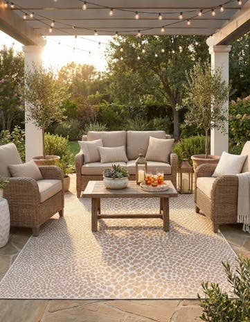 7' x 10' Easy-Clean Jill Zarin Cape Town Indoor / Outdoor Rug
