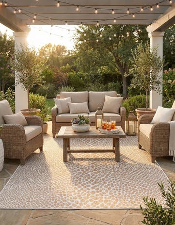 7' x 10' Easy-Clean Jill Zarin Cape Town Indoor / Outdoor Rug