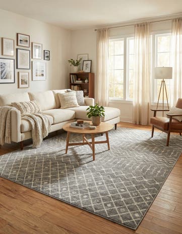 10' 8 x 14' Moroccan Trellis Rug