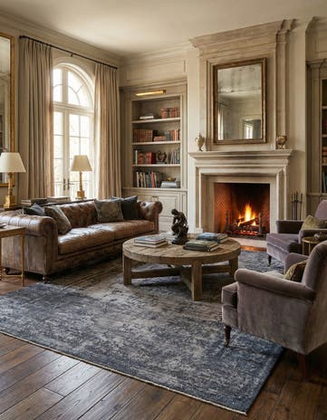 9' 10 x 13' 3 Vintage Royal Wool Rug