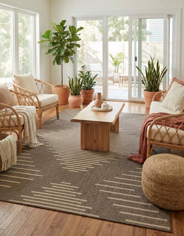 Brown Dunes Rug