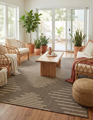 Brown Dunes Rug