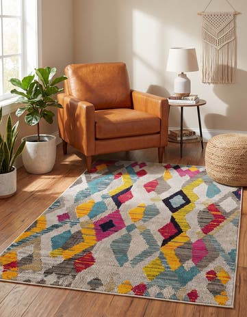3' 3 x 5' 3 Washable Mesa Rug