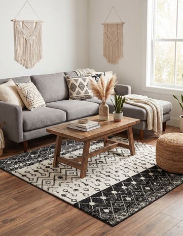 6' x 6' Moroccan Trellis Square Rug