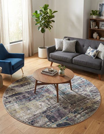 Jill Zarin 5' 3 x 5' 3 Downtown Gramercy Round Rug