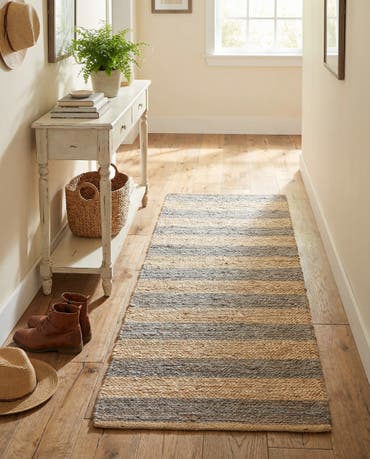  2' 2 x 6' 1  Hand Braided Jute Runner Rug