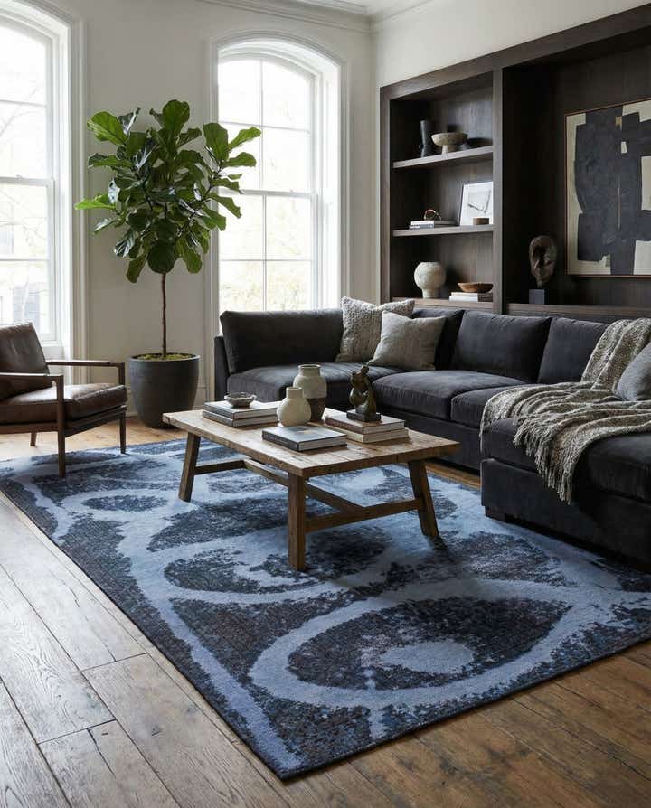 3' 8 x 6' 3 Hand Knotted Ultra Vintage Persian Wool Rug