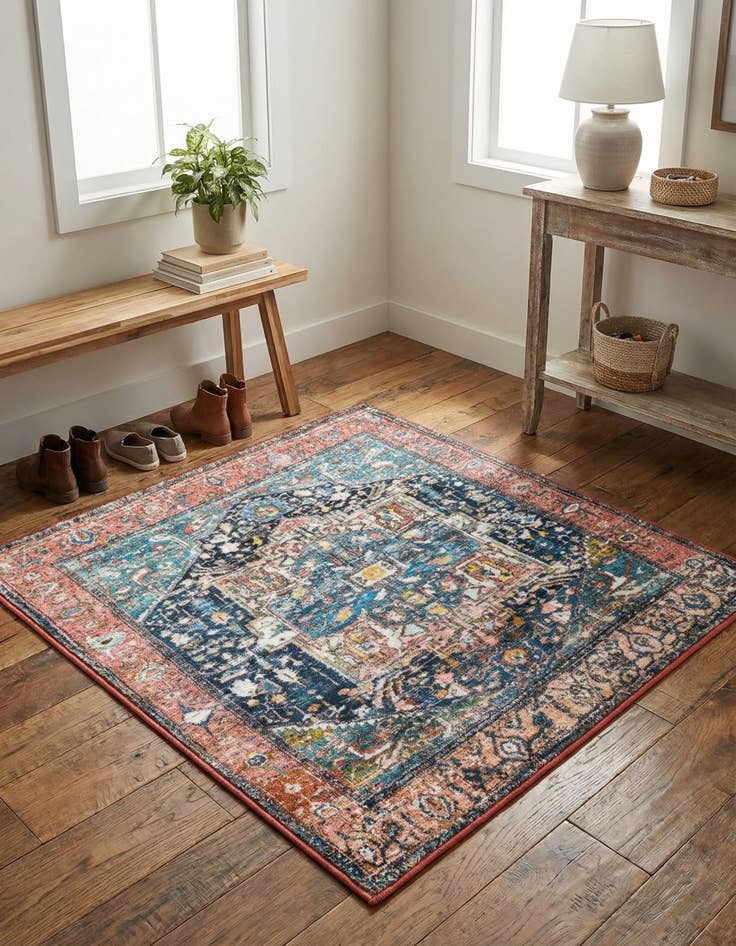 Detail image of  3' 3 x 3' 3 Medina Square Rug