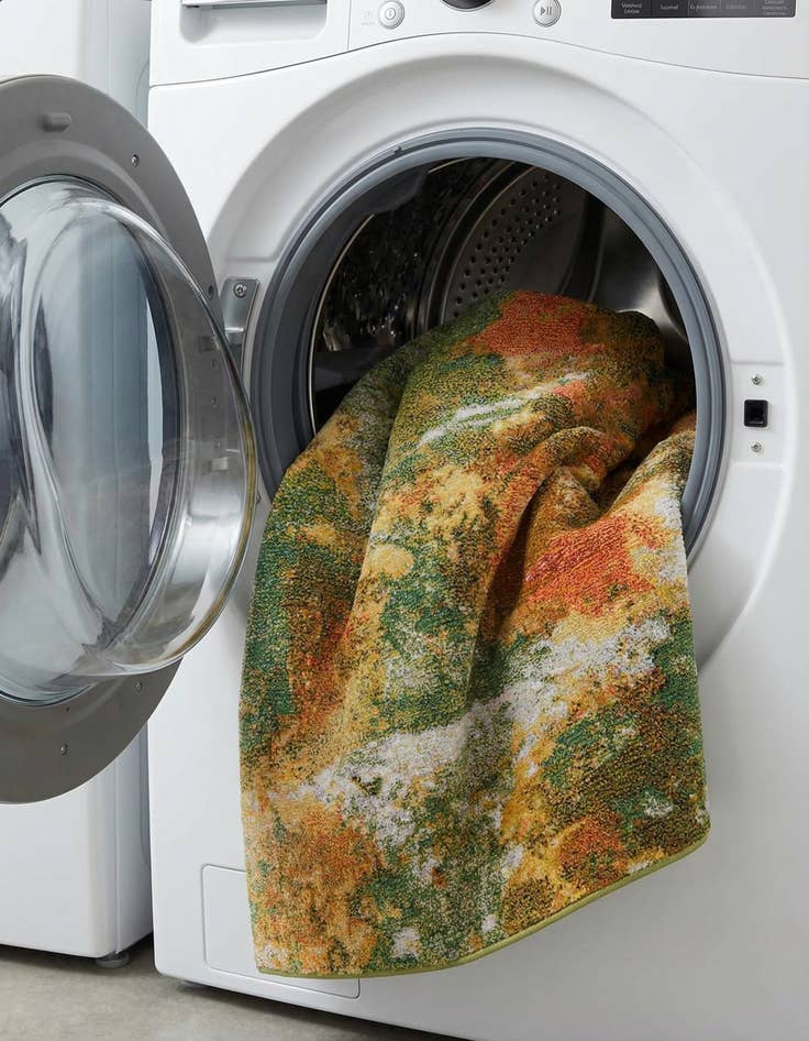 Detail image of  7' 10 x 7' 10  Washable Haerfest Square Rug