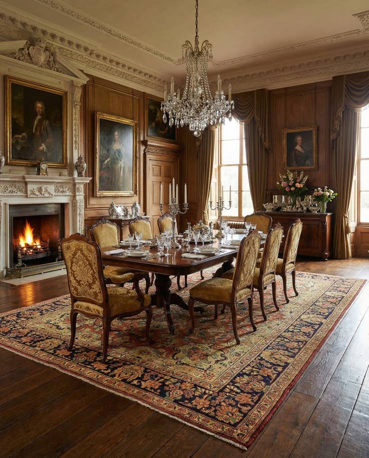 Detail image of 8' 9 x 12' Hand Knotted Farahan Persian Wool Rug