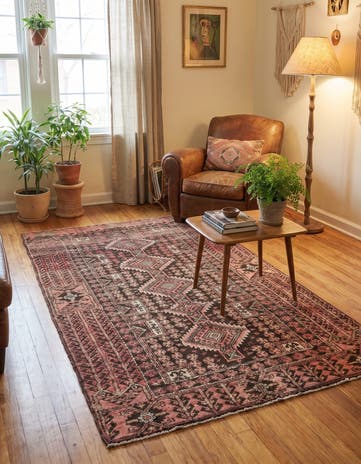 3' 4 x 5' 8 Hand Knotted Ultra Vintage Persian Wool Rug