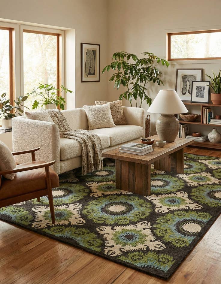 Detail image of 8' x 9' 10 Luna Rug