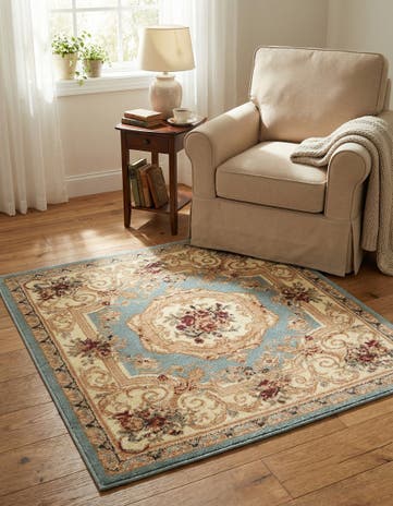 3' x 3' Chateau Square Rug
