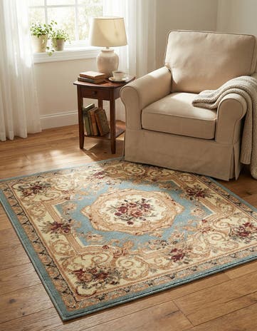 3' x 3' Chateau Square Rug
