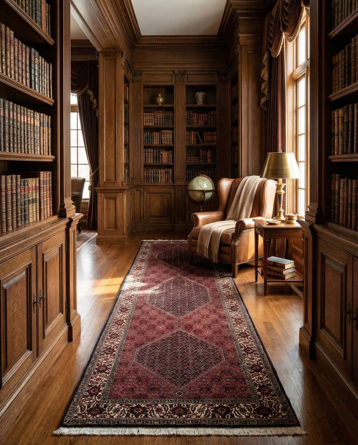 Detail image of 2' 9 x 9' 9 Bidjar Wool Runner Rug